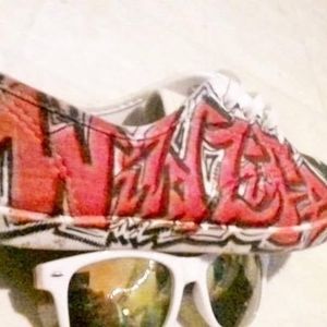 Personalized airbrushed shoes